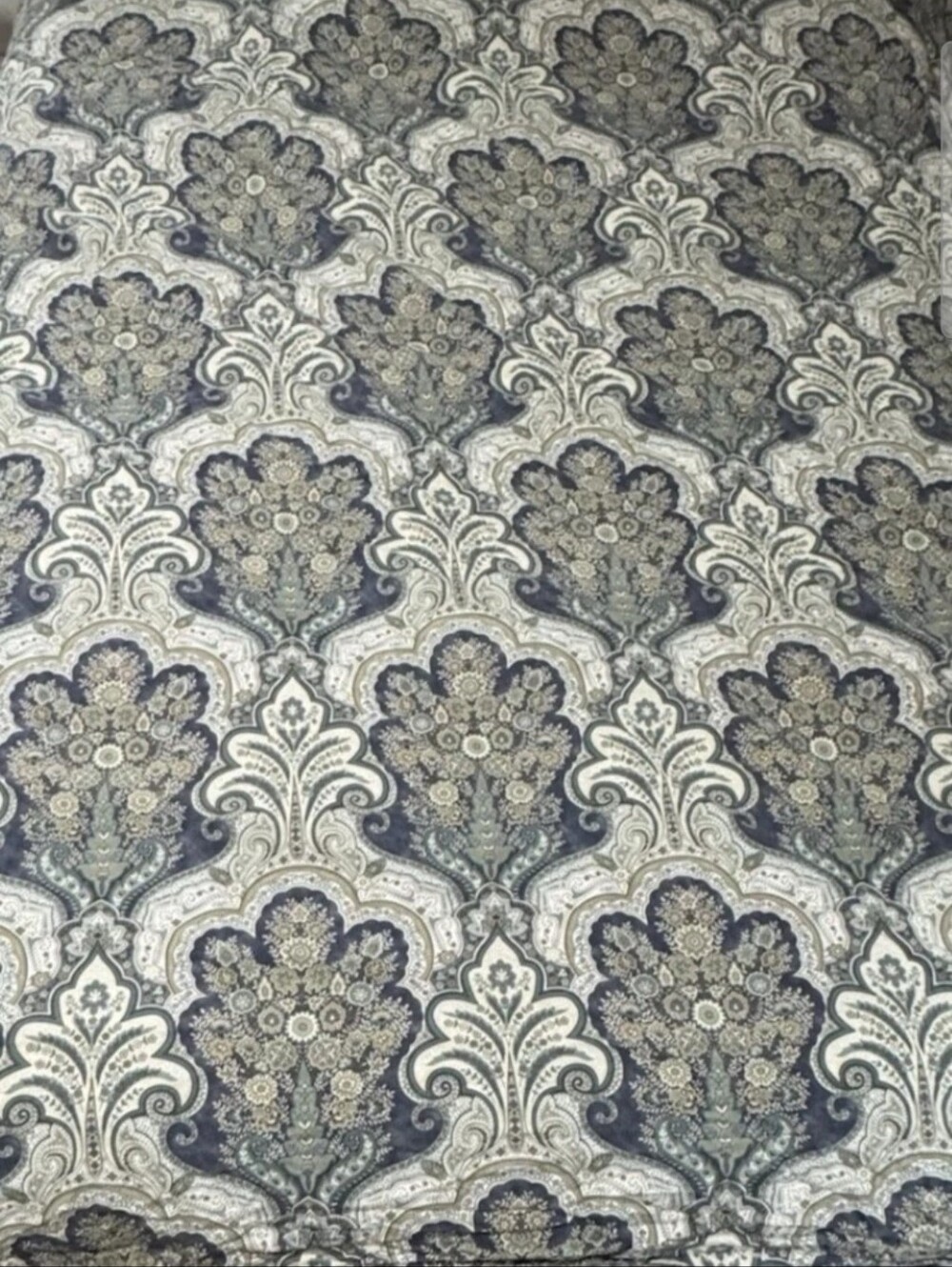 Pottery Barn Jordana Boho Paisley Duvet Cover King 108” x 92” Blue